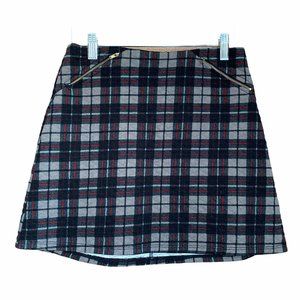 Princess Vera Wang A Lined Mini Skirt Black Gray